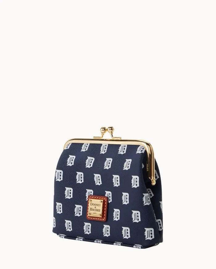 MLB Tigers Large Framed Purse Tigers Women Dooney and Bourke Wallets MLB Tigers Large Framed Purse Tigers Women Dooney and Bourke Wallets