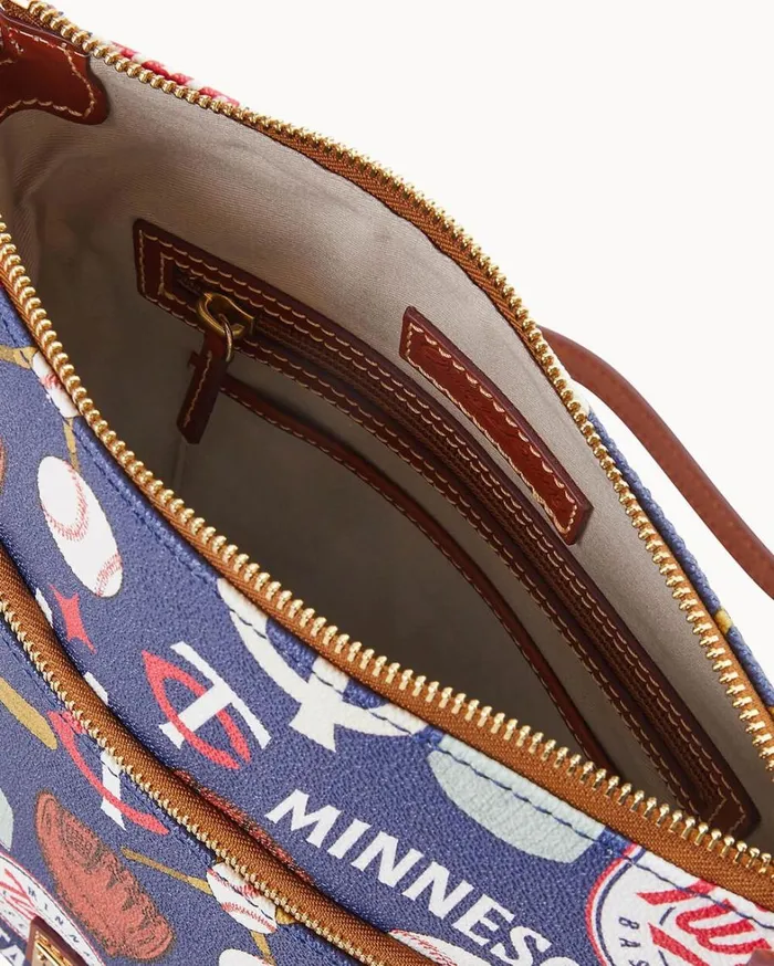 MLB Twins Crossbody Twins Women Dooney and Bourke Crossbodies