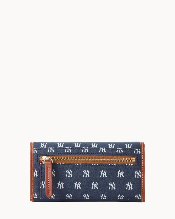 MLB Yankees Continental Clutch Yankees Women Dooney and Bourke Wallets MLB Yankees Continental Clutch Yankees Women Dooney and Bourke Wallets