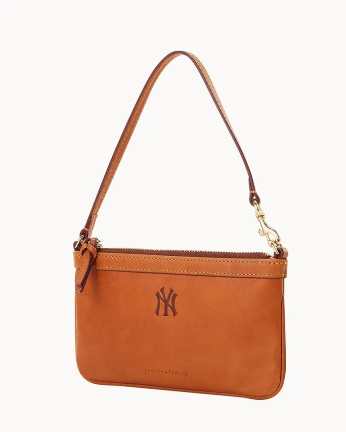 MLB Yankees Large Slim Wristlet Yankees Women Dooney and Bourke Wallets MLB Yankees Large Slim Wristlet Yankees Women Dooney and Bourke Wallets
