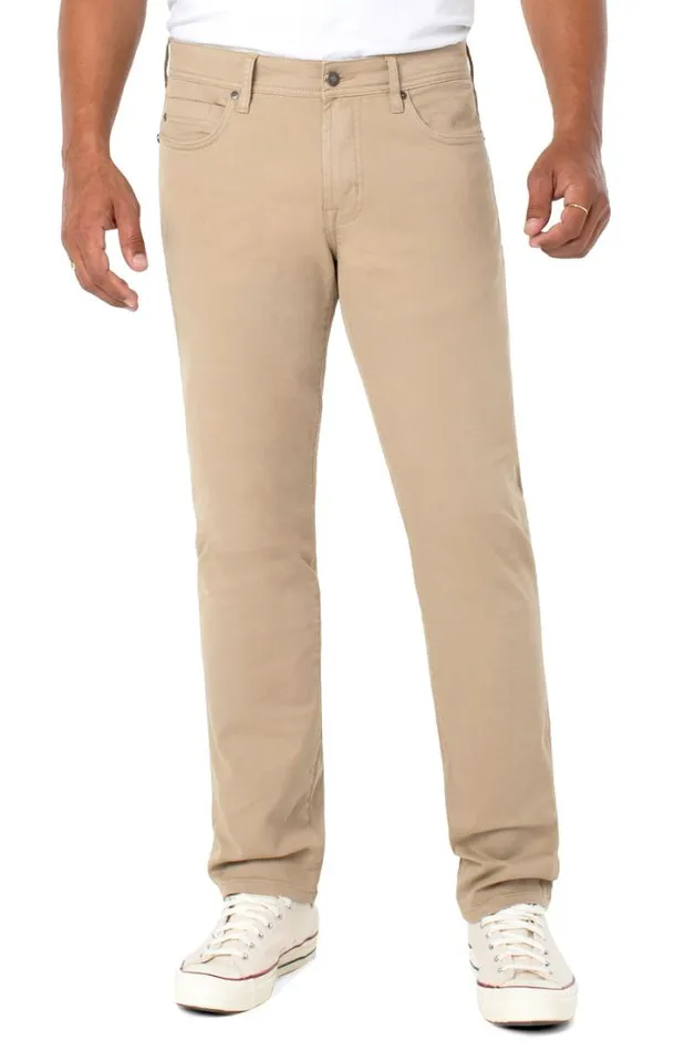 MODERN STRAIGHT Men Liverpool Los Angeles KINGSTON MODERN STRAIGHT PEACHED COLORED TWILL Khaki