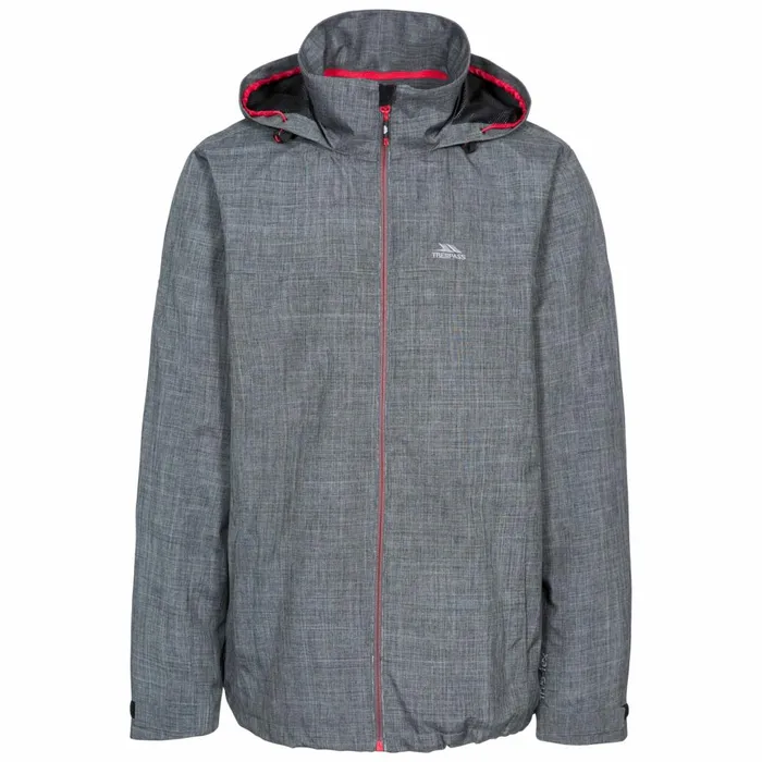 Moonshine Waterproof Jacket Dark Grey Men Trespass Waterproof Jackets