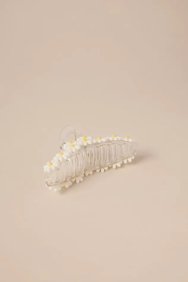 Multi Daisy Claw Natural Women Lucky Brand Hair Accessories