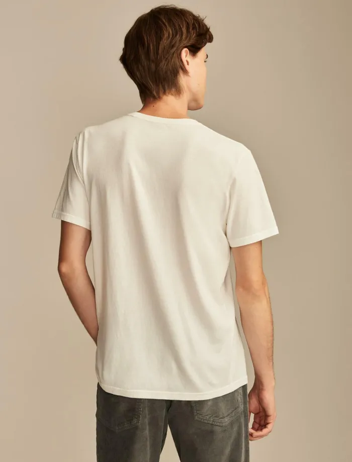 Mustang Gt 350 Marshmallow Men Lucky Brand Graphic Tees