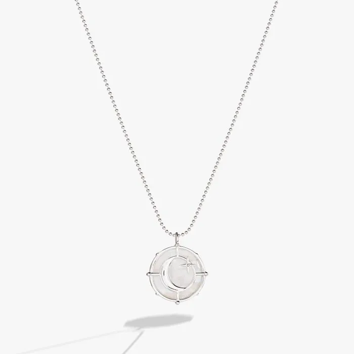 Necklaces Women Alex And Ani Capricorn Zodiac DoubleSided Charm Necklace Silver