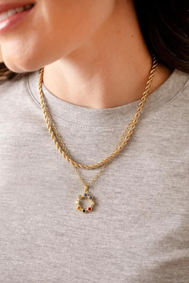 Necklaces Women Alex And Ani Hidden Message 039I Love You039 Crystal Necklace Stainless Steel Gold
