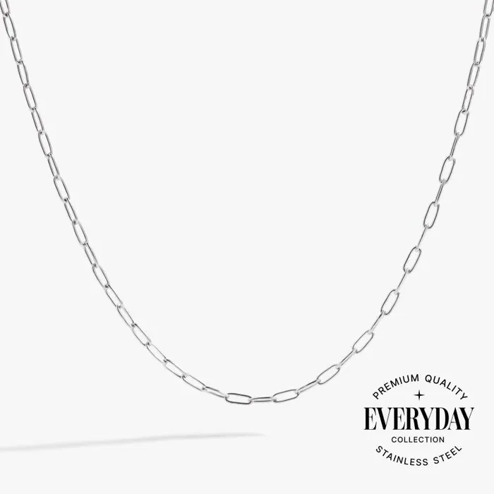Necklaces Women Alex And Ani Paperclip Charm and Layering Necklace Stainless Steel Gold