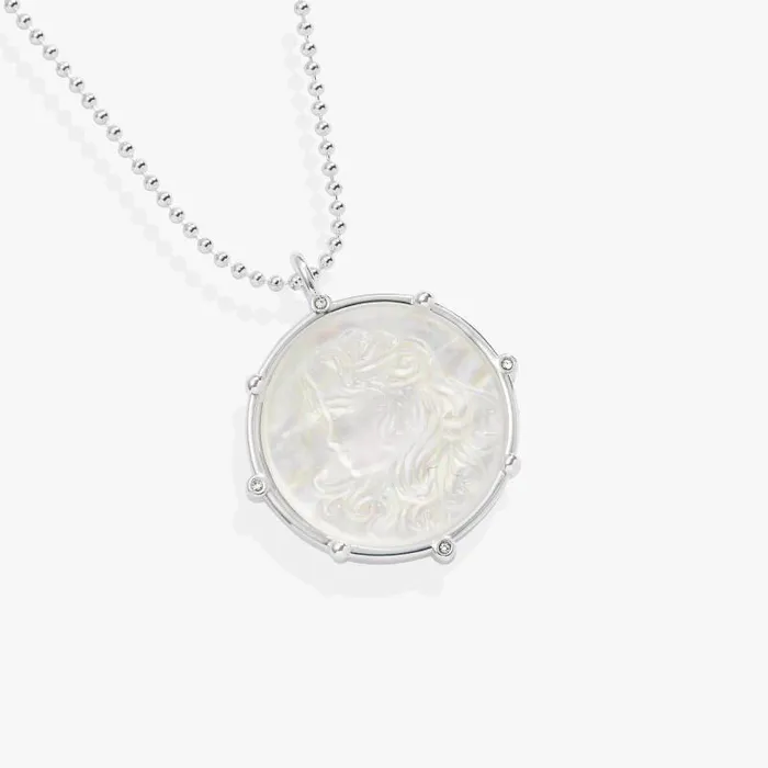 Necklaces Women Alex And Ani Virgo Zodiac DoubleSided Charm Necklace Silver