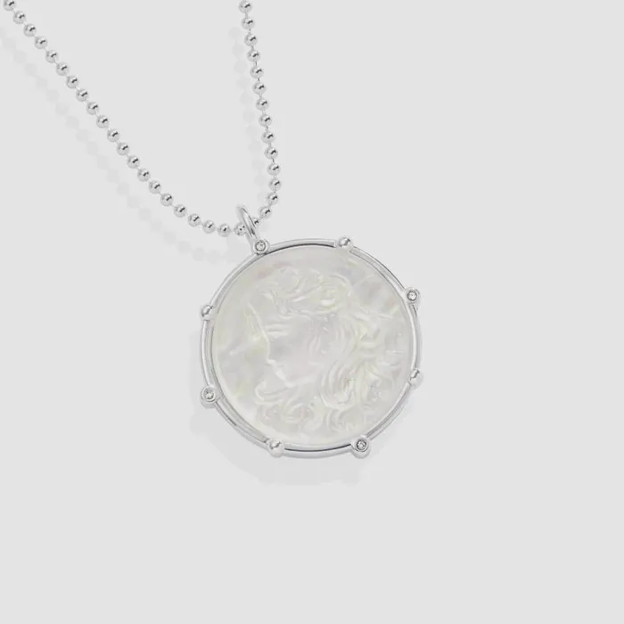 Necklaces Women Alex And Ani Virgo Zodiac DoubleSided Charm Necklace Silver