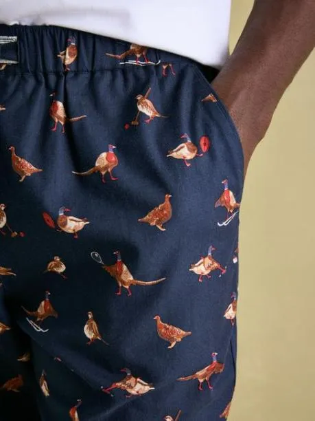 Nightwear Men Joules Navy Cotton Pyjama Bottoms