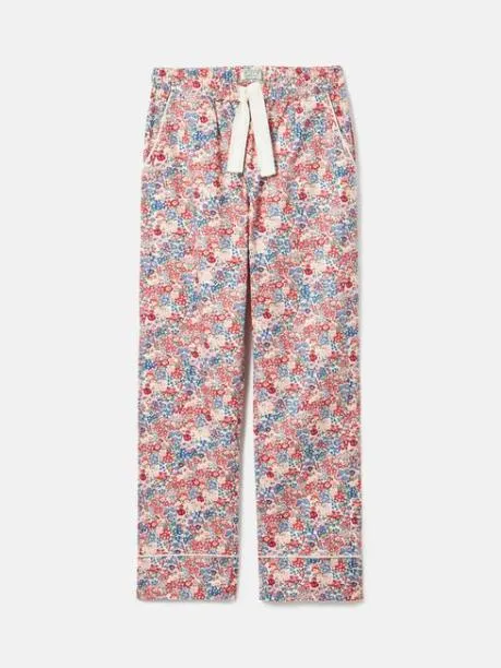Nightwear Women Joules Cream Cotton Pyjama Bottoms