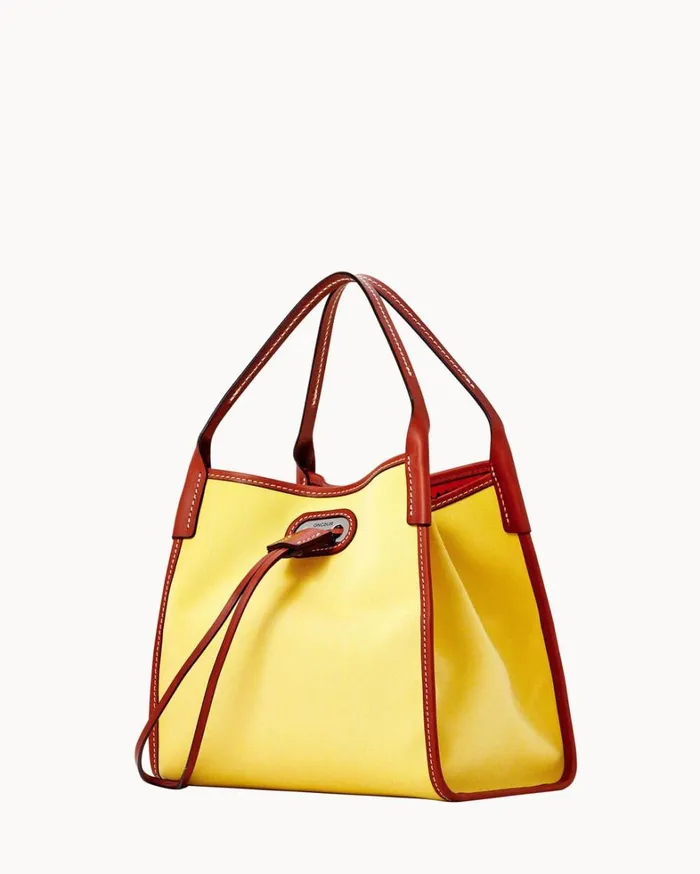 Oncour Cabriolet Mini Full Up Yellow Women Dooney and Bourke Mini Bags Oncour Cabriolet Mini Full Up Yellow Women Dooney and Bourke Mini Bags