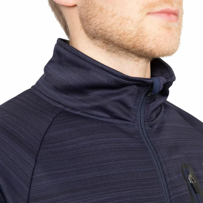 Oppy Fleece Jacket Navy Marl Men Trespass Fleeces