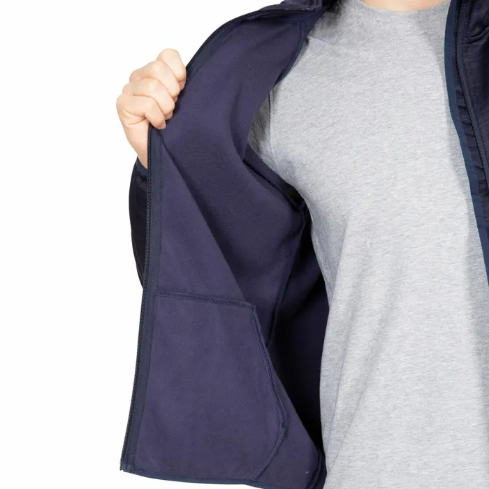 Oppy Fleece Jacket Navy Marl Men Trespass Fleeces