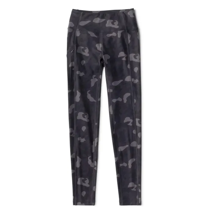 Pants Women Orvis Zero Limits Fitted Leggings Blackout Camo