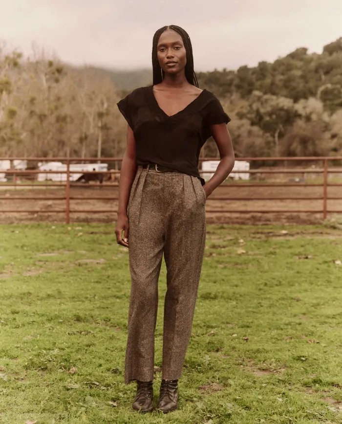 Pants Women The Great The Maker Trouser Truffle Pants Women The Great The Maker Trouser Truffle