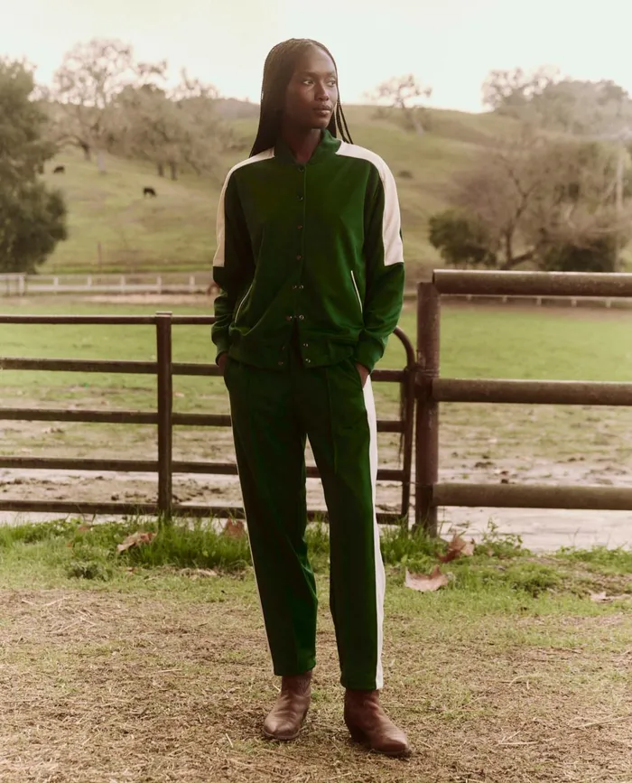 Pants Women The Great The Track Pant Clover Pants Women The Great The Track Pant Clover