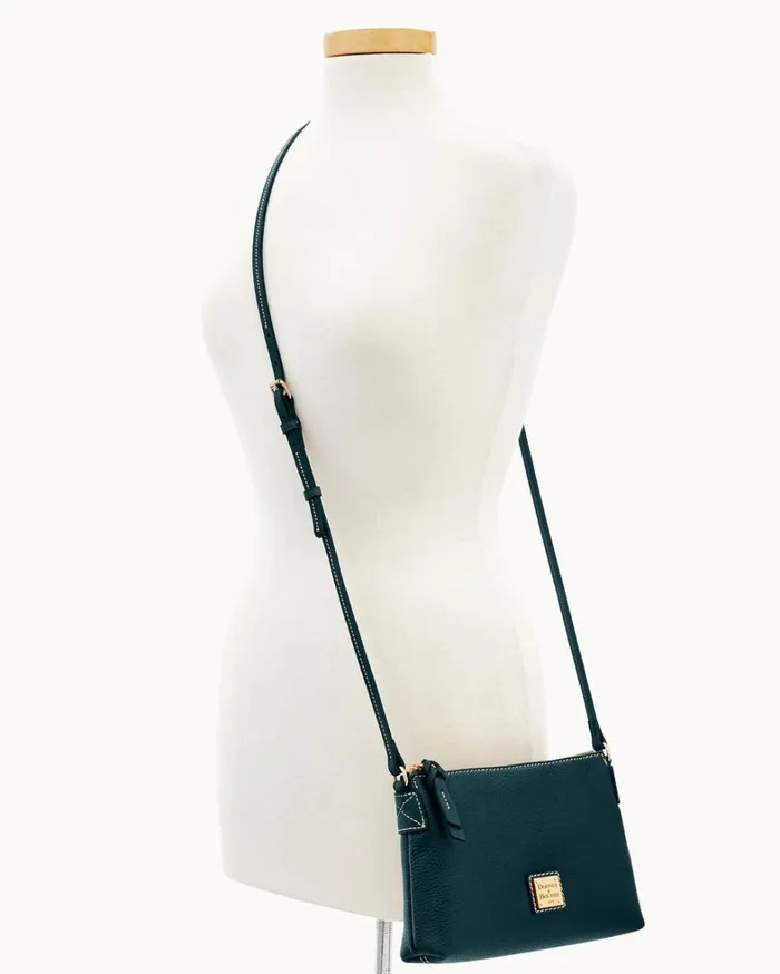 Pebble Grain Crossbody Pouchette Black Black Women Dooney and Bourke Crossbodies Pebble Grain Crossbody Pouchette Black Black Women Dooney and Bourke Crossbodies