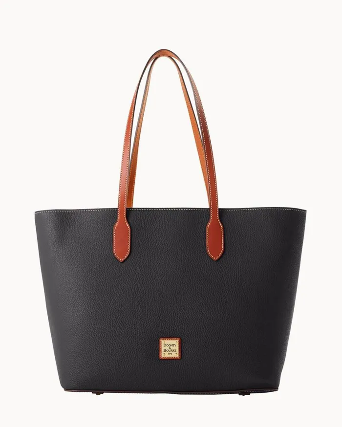 Pebble Grain Large Tote Black Women Dooney and Bourke Totes