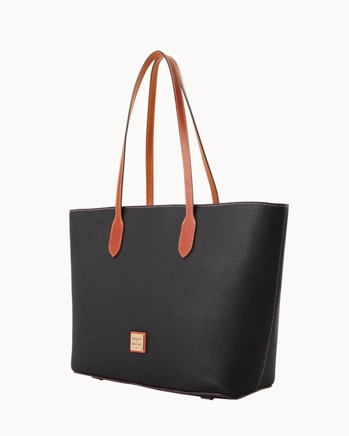 Pebble Grain Large Tote Black Women Dooney and Bourke Totes