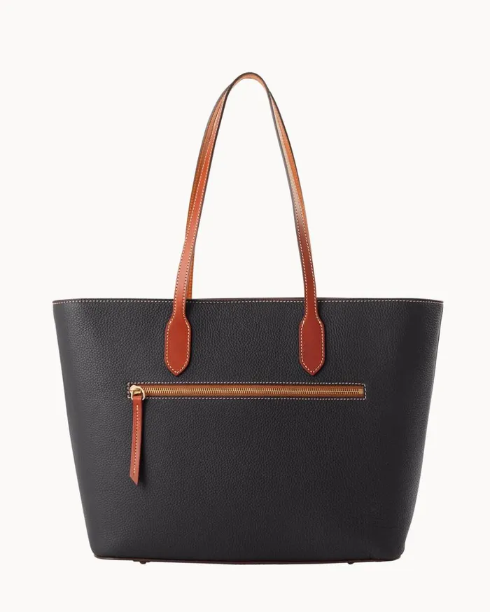 Pebble Grain Large Tote Black Women Dooney and Bourke Totes