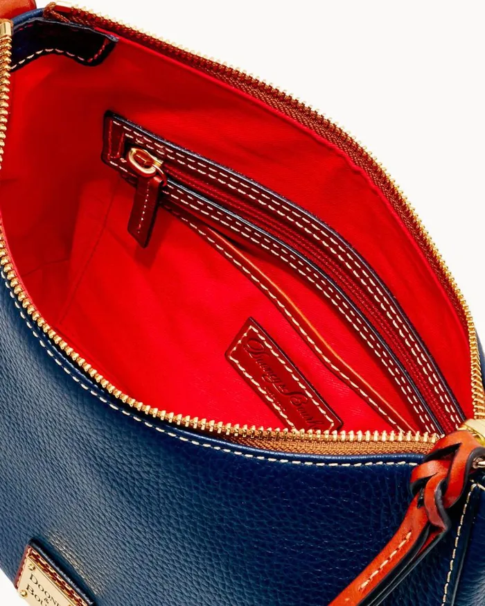 Pebble Grain Small Kiley Crossbody Midnight Blue Women Dooney and Bourke Crossbodies