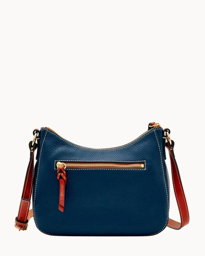 Pebble Grain Small Kiley Crossbody Midnight Blue Women Dooney and Bourke Crossbodies