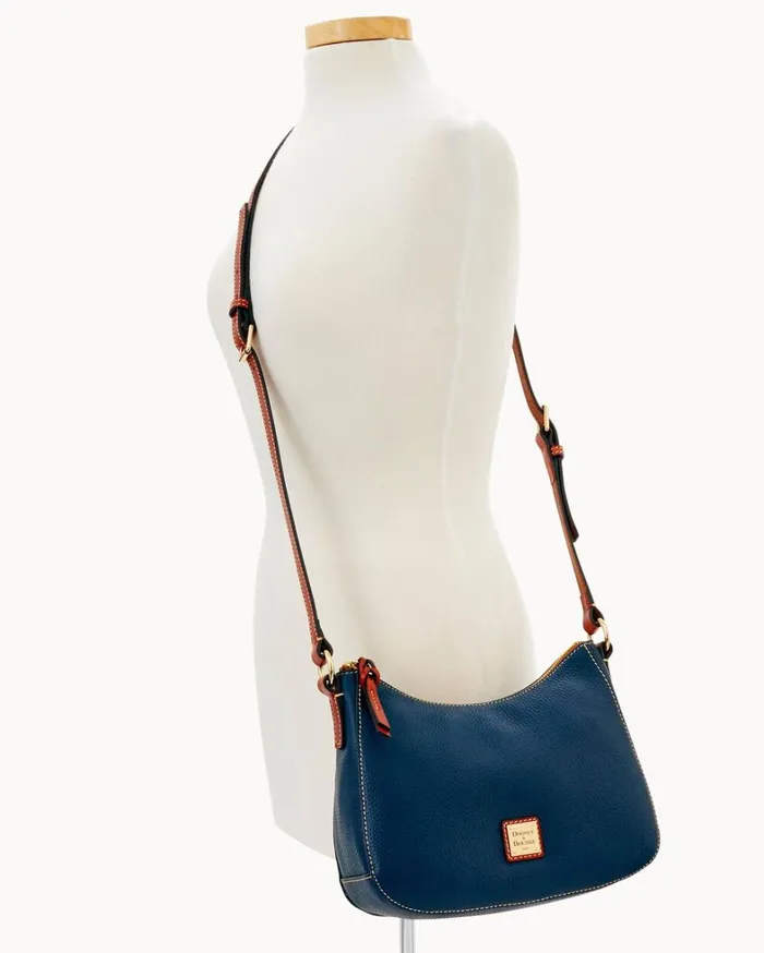 Pebble Grain Small Kiley Crossbody Midnight Blue Women Dooney and Bourke Crossbodies