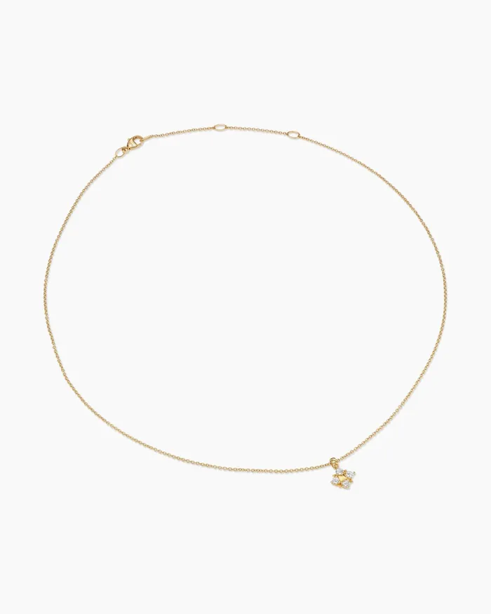 Petite Modern Renaissance Pyramid Pendant Necklace In 18K Yellow Gold With Diamonds 109mm Women David Yurman Pendant Petite Modern Renaissance Pyramid Pendant Necklace In 18K Yellow Gold With Diamonds 109mm Women David Yurman Pendant