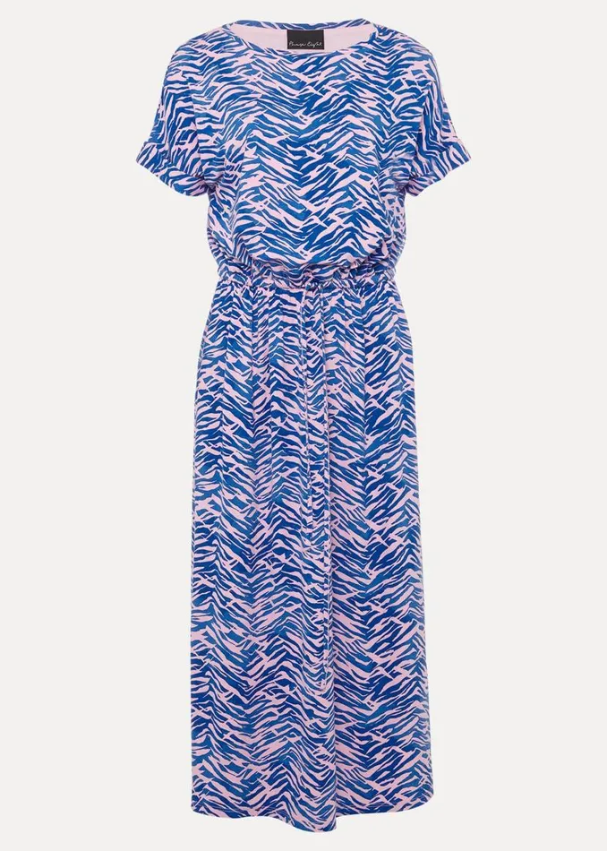 Phase Eight Dresses Alina Zebra Print Jersey Dress Pinkblue 8211 Women