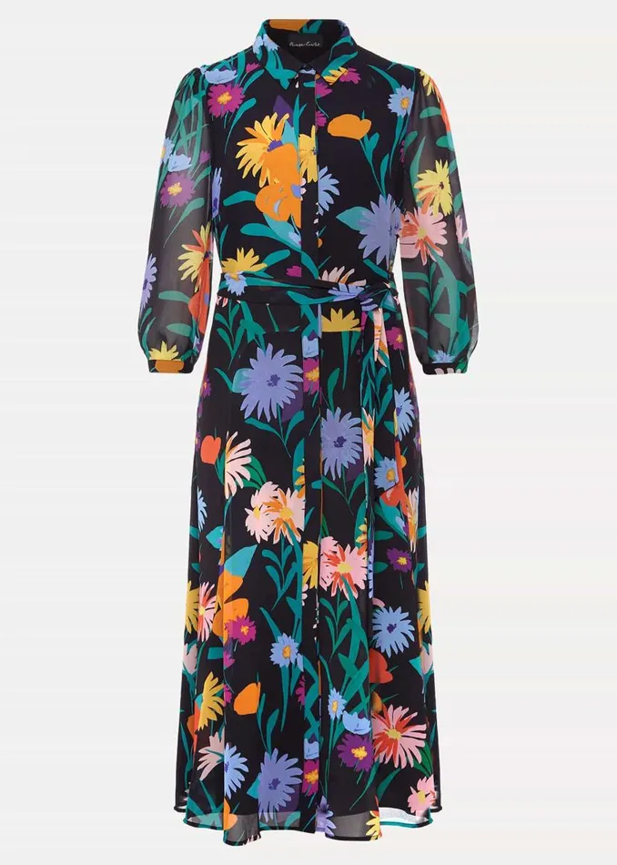 Phase Eight Dresses Alta Floral Midaxi Dress Blackmulti 8211 Women