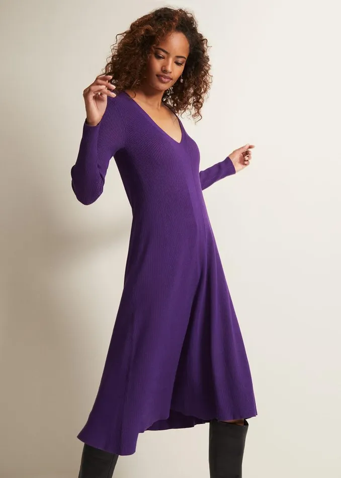Phase Eight Dresses Amberlyn Purple Fit And Flare Midi Dress Purple 8211 Women Phase Eight Dresses Amberlyn Purple Fit And Flare Midi Dress Purple 8211 Women