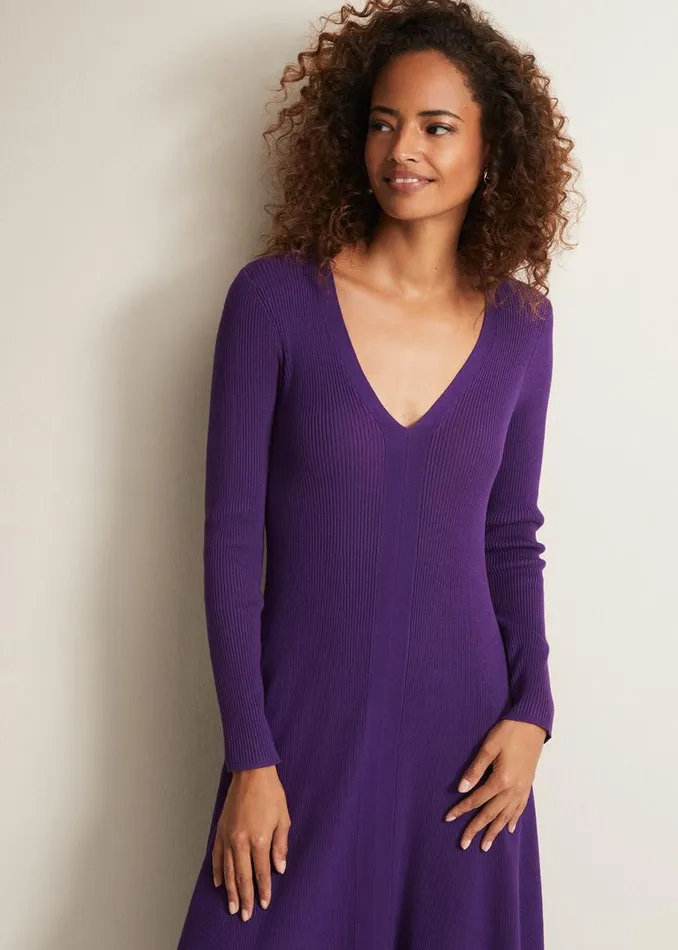 Phase Eight Dresses Amberlyn Purple Fit And Flare Midi Dress Purple 8211 Women Phase Eight Dresses Amberlyn Purple Fit And Flare Midi Dress Purple 8211 Women