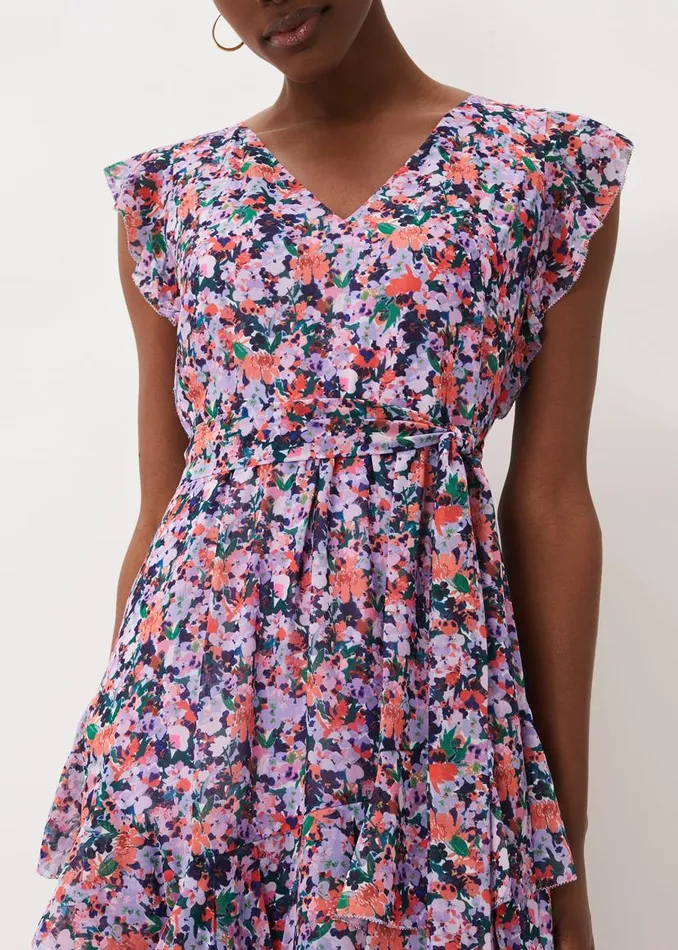 Phase Eight Dresses Breesha Floral Midi Dress Multicoloured 8211 Women