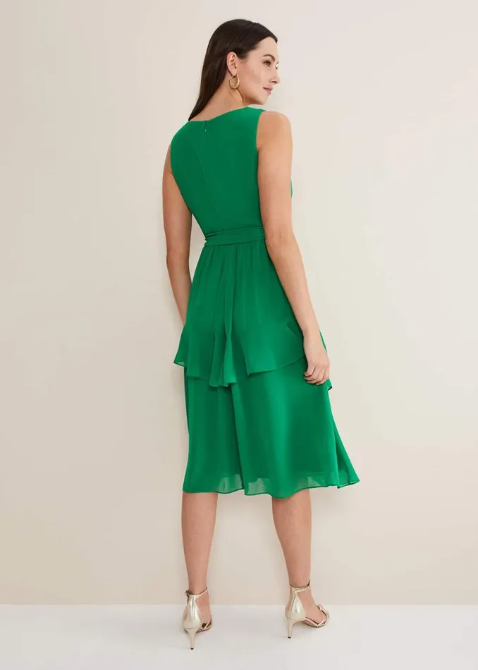 Phase Eight Dresses Breesha Green Midaxi Dress Grass Green 8211 Women