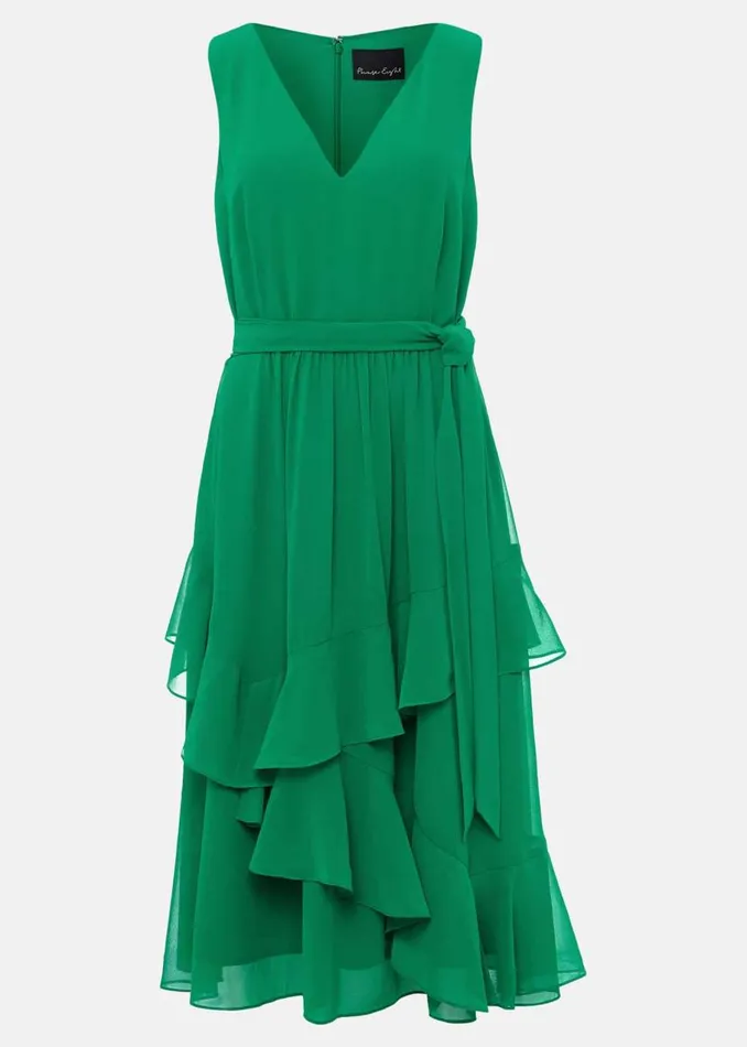 Phase Eight Dresses Breesha Green Midaxi Dress Grass Green 8211 Women