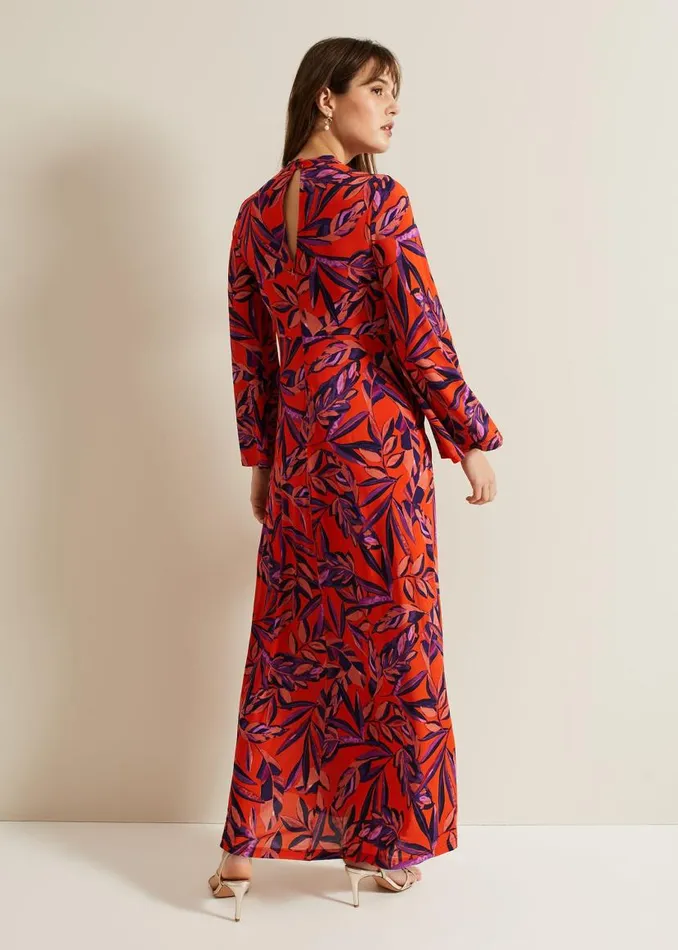 Phase Eight Dresses Briella Jersey Leaf Print Maxi Dress Vermillionmulti 8211 Women Phase Eight Dresses Briella Jersey Leaf Print Maxi Dress Vermillionmulti 8211 Women
