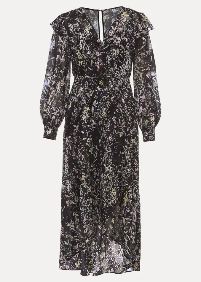 Phase Eight Dresses Daphne Floral Wrap Dress Blackmulti 8211 Women
