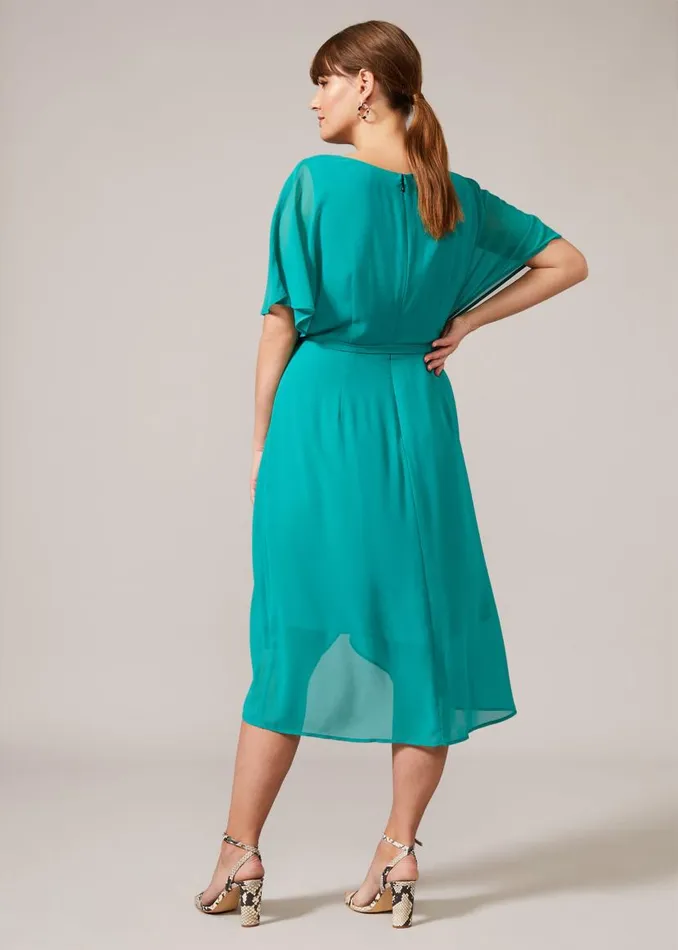 Phase Eight Dresses Darlene Tie Dress Turquoise 8211 Women
