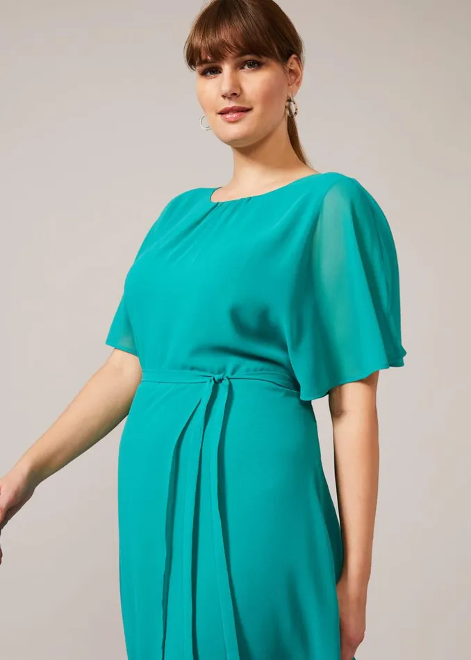 Phase Eight Dresses Darlene Tie Dress Turquoise 8211 Women