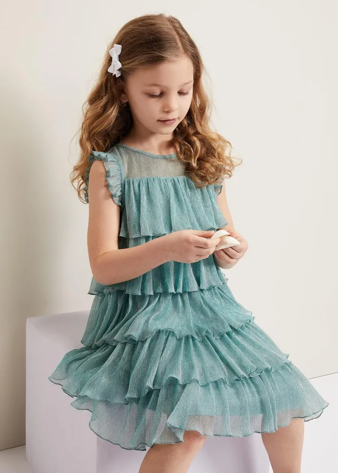 Phase Eight Dresses Destiny Plisse Dress Green 8211 Women