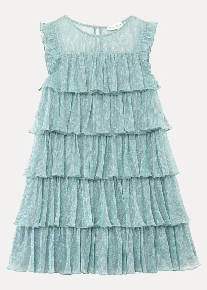 Phase Eight Dresses Destiny Plisse Dress Green 8211 Women