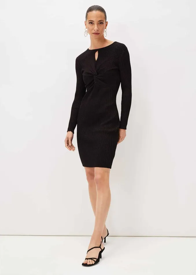Phase Eight Dresses Dielle Shimmer Twist Dress Port 8211 Women