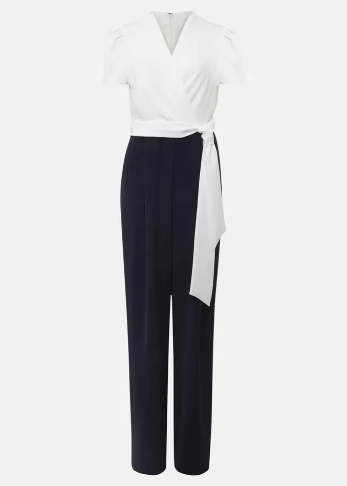 Phase Eight Dresses Eloise Wide Leg Jumpsuit Ivorynavy 8211 Women