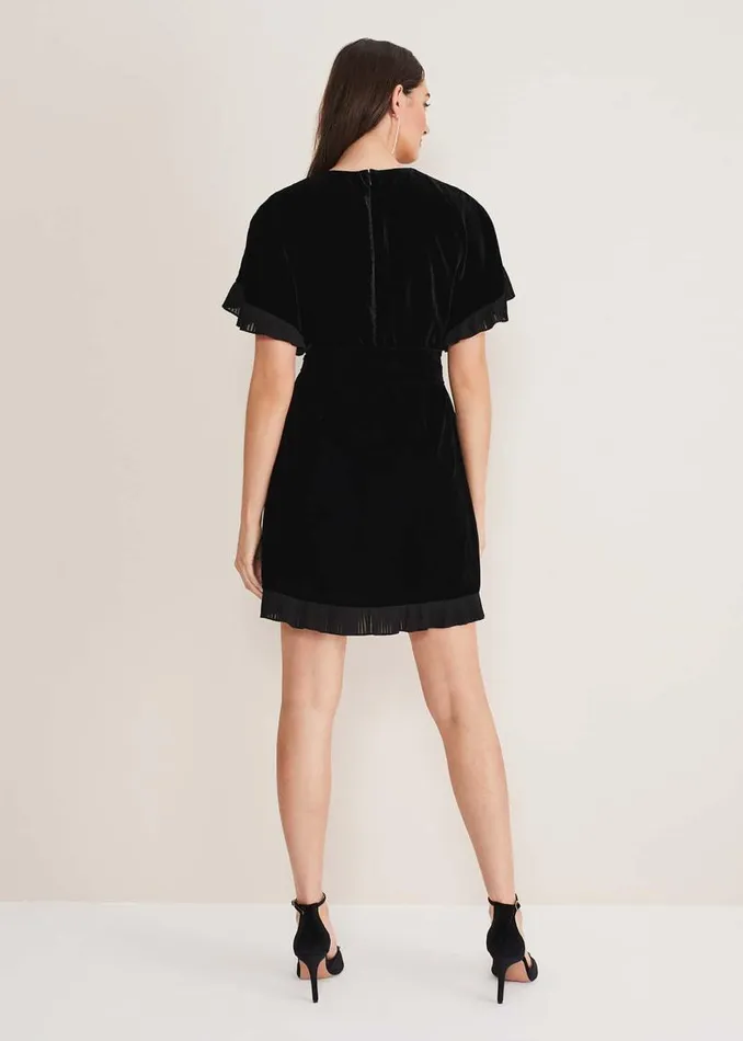 Phase Eight Dresses Gianna Velvet Dress Black 8211 Women