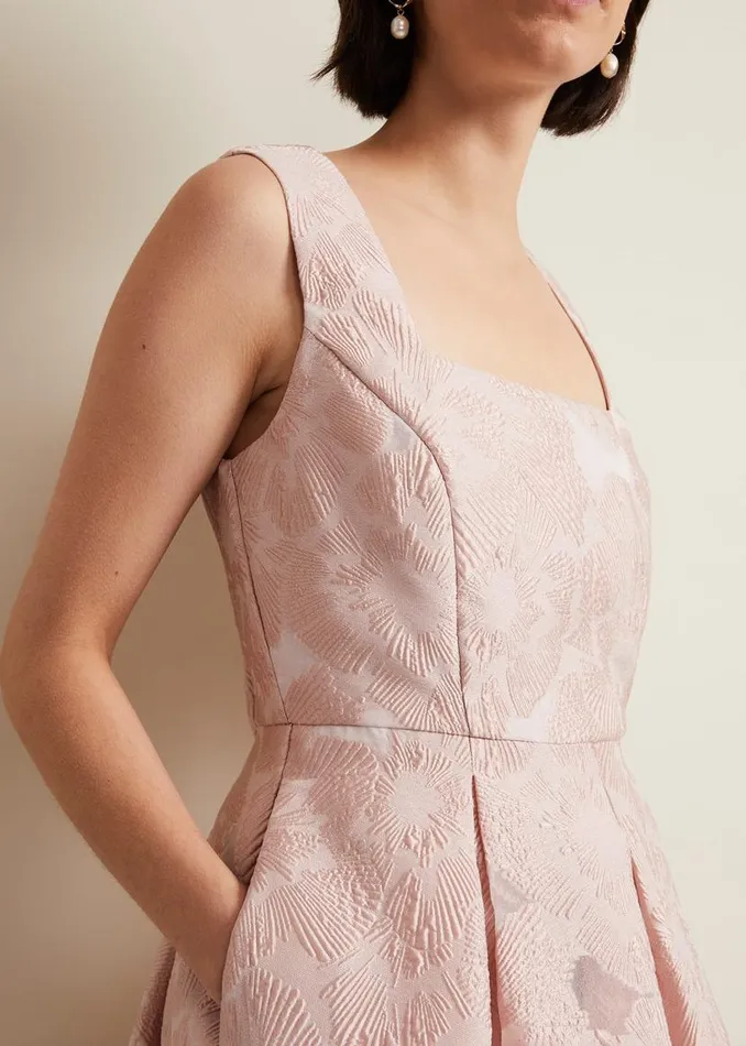 Phase Eight Dresses Jacesta Jacquard Fit And Flare Dress Pale Pink 8211 Women Phase Eight Dresses Jacesta Jacquard Fit And Flare Dress Pale Pink 8211 Women