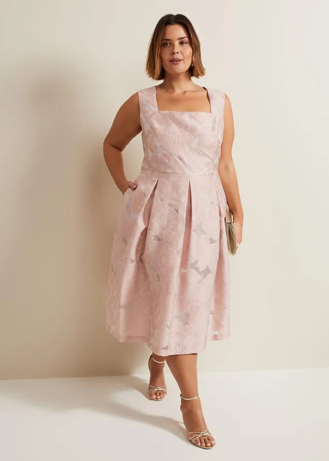 Phase Eight Dresses Jacesta Jacquard Fit And Flare Dress Pale Pink 8211 Women Phase Eight Dresses Jacesta Jacquard Fit And Flare Dress Pale Pink 8211 Women