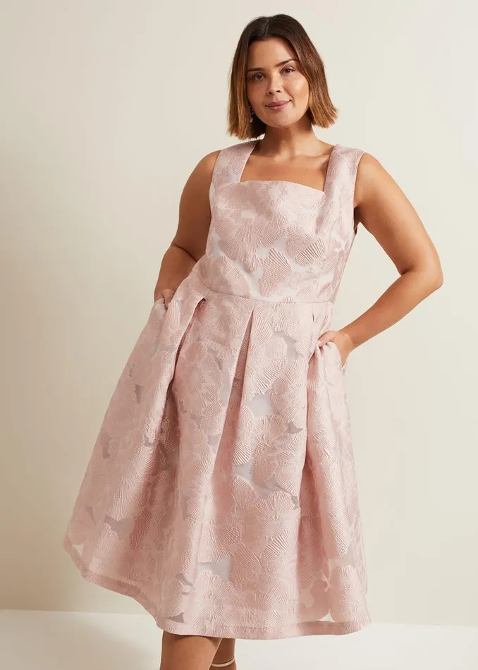 Phase Eight Dresses Jacesta Jacquard Fit And Flare Dress Pale Pink 8211 Women Phase Eight Dresses Jacesta Jacquard Fit And Flare Dress Pale Pink 8211 Women