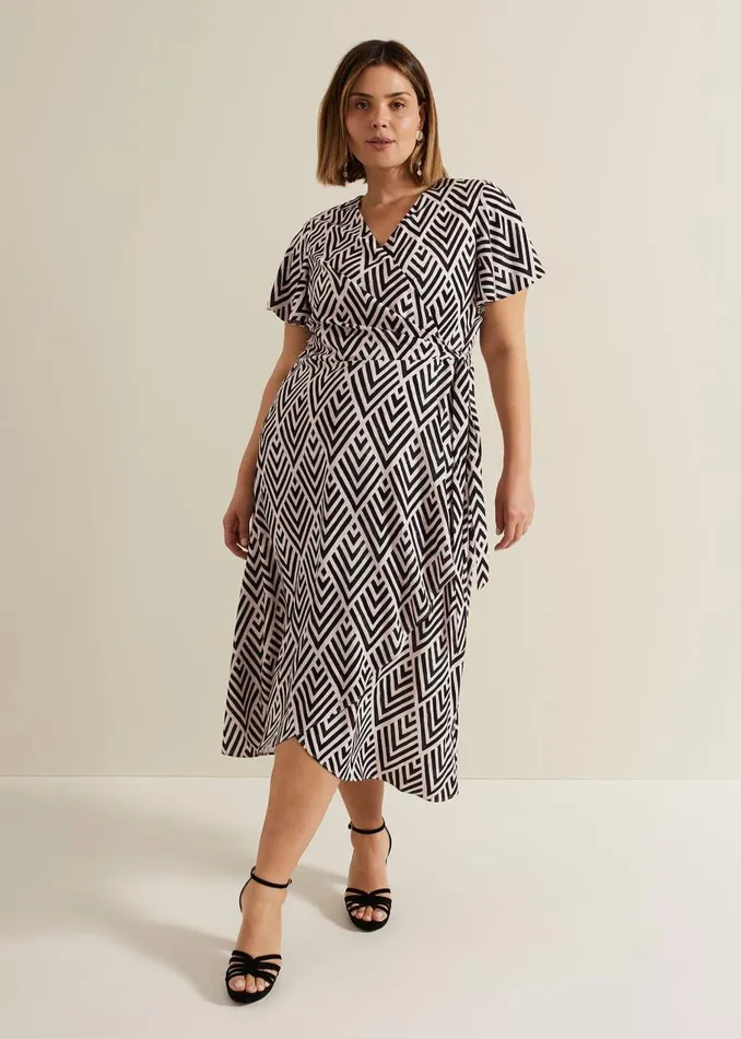 Phase Eight Dresses Julissa Print Wrap Dress Multicoloured 8211 Women