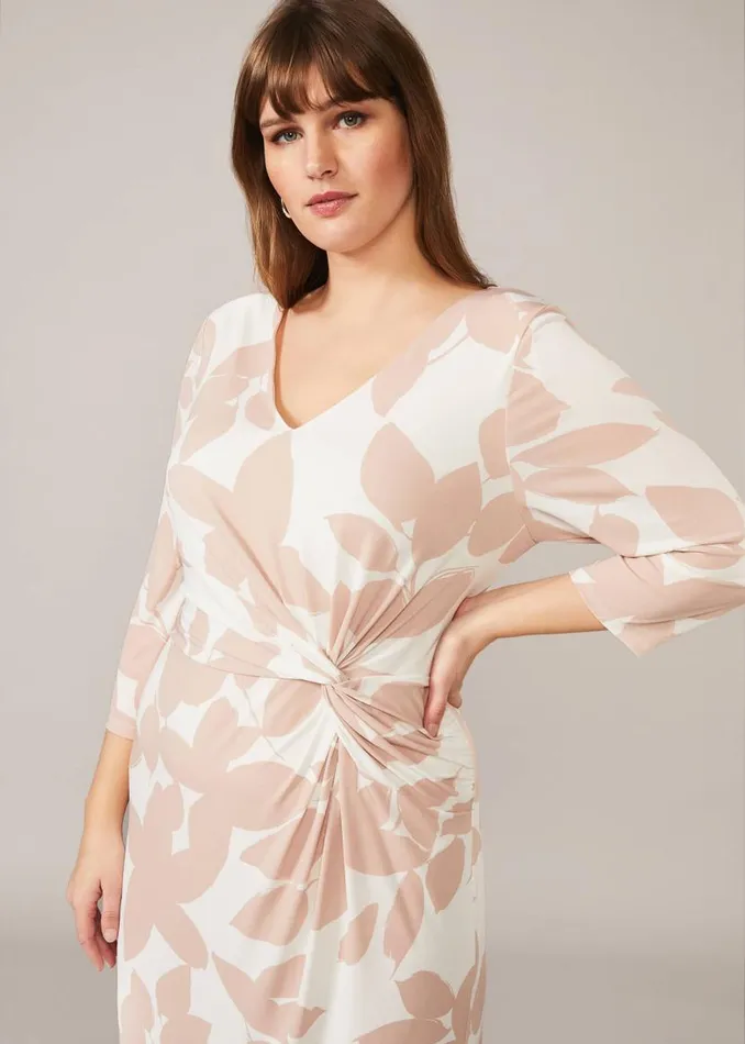 Phase Eight Dresses Lana Leaf Print Dress Ivorynatural 8211 Women